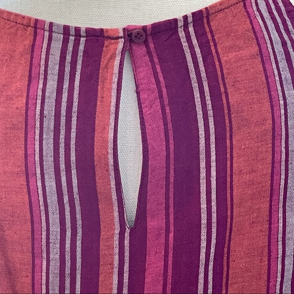 a new day Top Linen Blend Colorful Thin Strap NWT - Picture 5 of 10